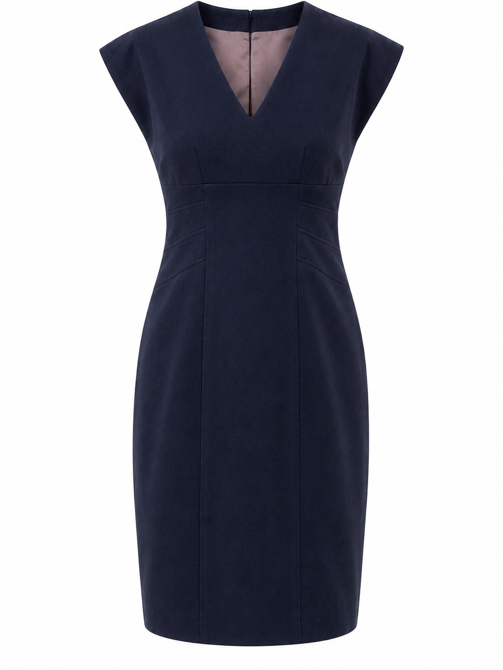 Gray Marc New York Sheath Dress with Exposed Back Zip